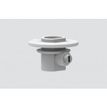 Zugentlastung aussen m. Madenschraube für Adapter weiss