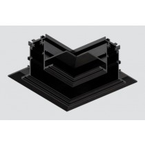 Mechanische Eckverbindung für ST10 Schiene horizontal schwarz