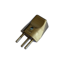 Stecker Typ 12 2P+E gold