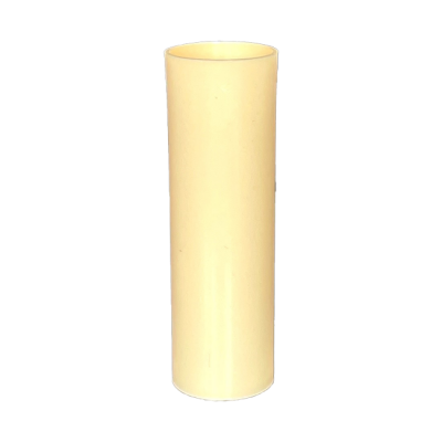 Kerzenhülse für E14-Kerzenfassung Lg. 85mm elfenbein