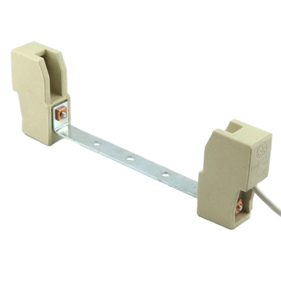 Fassungspaar auf Bügel für RX7s-24 Litze=30cm