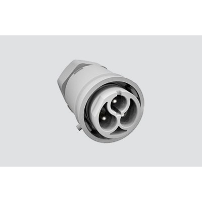Schnellverbinder IP66/67 2P+T Steckerteil grau