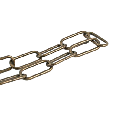 Kette Eisen bronzefarbig 100cm