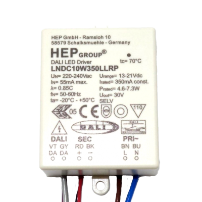LED Driver 4.6-7.3W 350mA DALI