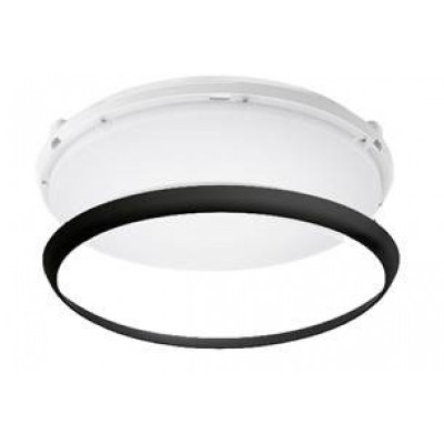 LED Deckenleuchte Aufbau 12/15/18W ww/nw/cw IP65 D 250mm schwarz