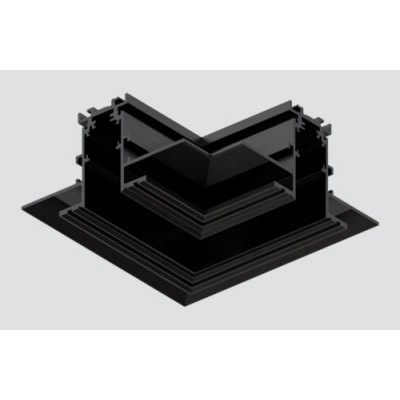 Mechanische Eckverbindung für ST10 Schiene horizontal schwarz