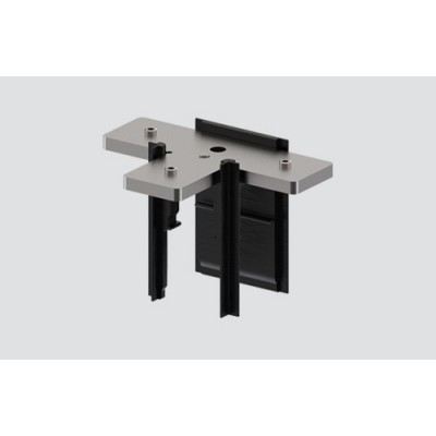 Mechanische T-Verbindung für ST2 Schiene schwarz