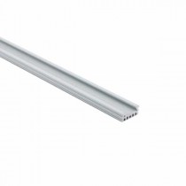 Aluprofil Convex flach 2m silber eloxiert