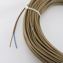 Kabel flach 2x0.75mm2 gold 100m