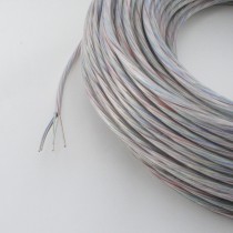 Kabel rund 5x0.75mm2 transparent Ø6.3mm Zuschnitt/m