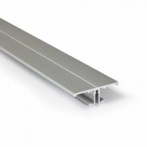 Aluprofil Twinline 2m silber eloxiert