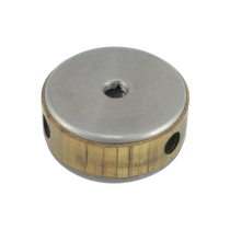Abdeckung D 60 mm Eisen mit 3 Seitenlöcher