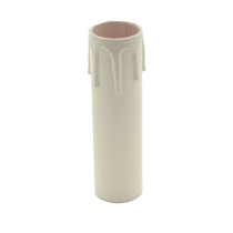 Kerzenhülse für E14-Fassung Lg.105mm elfenbein