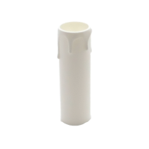 Kerzenhülse für E14-Kerzenfassung Lg. 85mm weiss