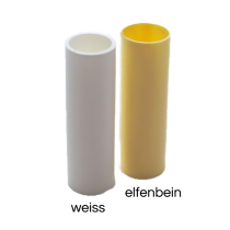 Kerzenhülse für E14-Kerzenfassung Lg. 85mm elfenbein