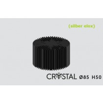 Kühlkörper Crystal D85 / H50 silber elox