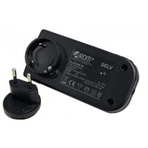 LED Steckernetzgerät 12/24V 36W mit Taster/Sensor dimmbar schwarz