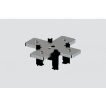 Mechanische X-Verbindung für ST6 Schiene weiss