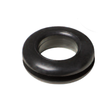 Grommet black DR-PVC 6/10/14-1