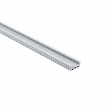 Aluprofil Convex flach 2m silber eloxiert