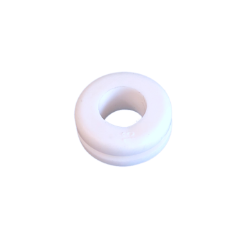 White grommet