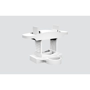 Cable clamp assembly screwable