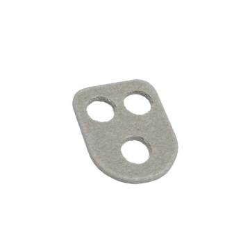 3-hole strain relief made of vulcanized fiber beige