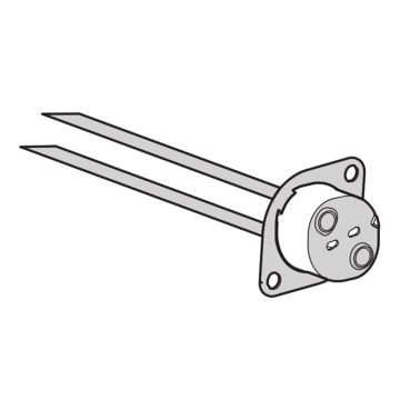 Niederspannungs-Halogenfassung G4-6,35 Litze=20cm