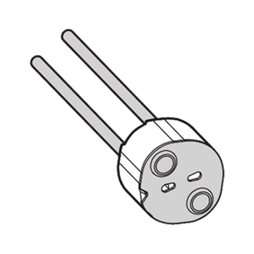 Niederspannungs-Halogenfassung G4-6,35
