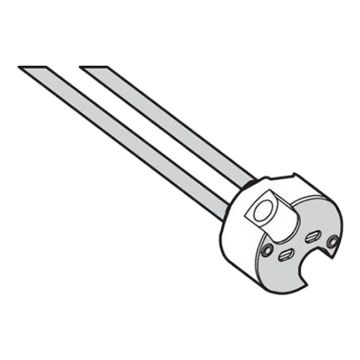 Douille halogène basse tension G4-6,35 brin = 30cm