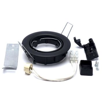 Direction recessed light, base GX5.3, max. 50W black