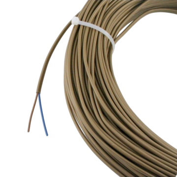 Cable flat 2x0.75mm2 gold 100m