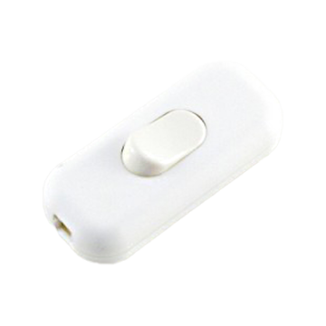 Rocker intermediate switch 2-pole white