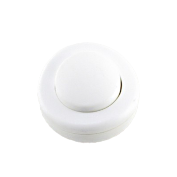 Foot pedal switch mounted white