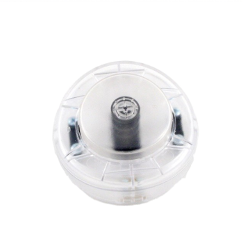 Foot pedal switch mounted transparently