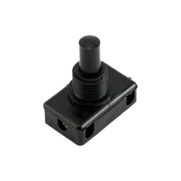 Built-in pressure switch 12mm bar, black button