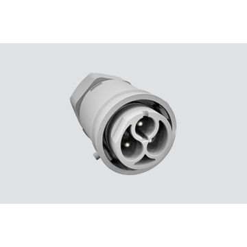 Schnellverbinder IP66/67 2P+T Steckerteil grau