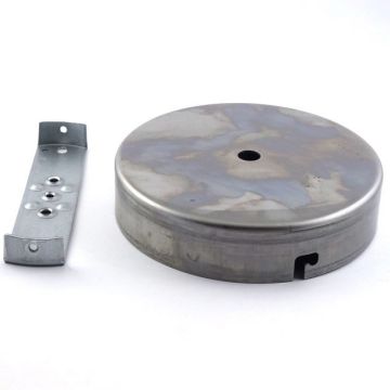 Canopy D 120mm with bracket, raw iron