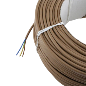 Cable round 3x0.75mm2 gold 100m