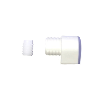 Strain relief with grub screw AGM10x1 white