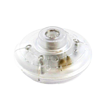 Foot pedal switch transparent mounted 3-pole