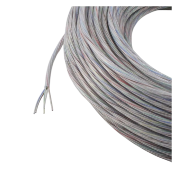 Cable round 5x0.75mm2 transparent Ø6.3mm cut/m
