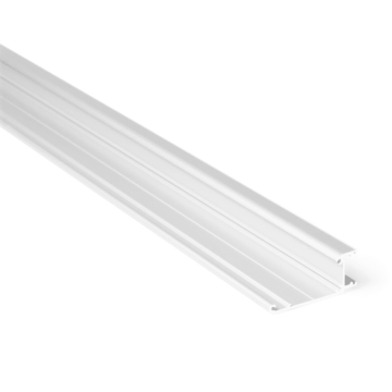 Aluminum profile Horizon 2m painted white