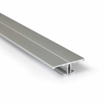 Aluminum profile Twinline 2m silver anodized