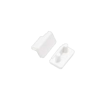 Jeu d'embouts avec trou, blanc