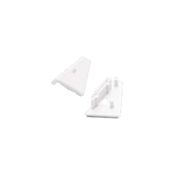 Jeu d'embouts avec trou, blanc