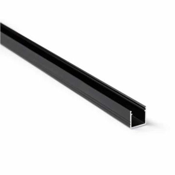 Aluminum profile Cube-S 2m black anodized