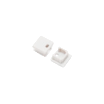 Jeu d'embouts avec trou, blanc