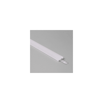 Abdeckung 17mm x 2m opal, rastend
