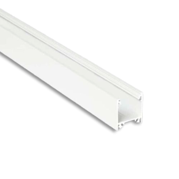 Aluminum profile Cube-L 2m painted white